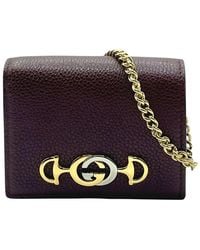 Gucci - Leather Bifold Wallet - Lyst