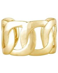 Rivka Friedman - 18k Plated Motif Cuff Bracelet - Lyst