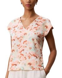 Calvin Klein - Matte Satin Top - Lyst