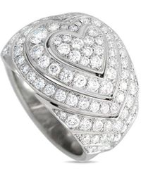 Cartier - 18K 2.00 Ct. Tw. Diamond Heart Cocktail Ring (Authentic Pre-Owned) - Lyst