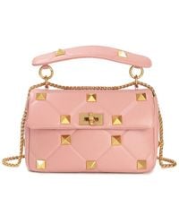 Tiffany & Fred Paris - Quilted & Studded Leather Messenger Bag - Lyst