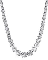 Created Forever - 14K 1.00 Ct. Tw. Lab-Grown Diamond Tennis Necklace - Lyst