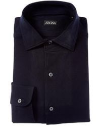 ZEGNA - Regular Fit Dress Shirt - Lyst