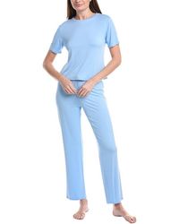 Natori - Feather Essentials Crewneck Pj Set - Lyst