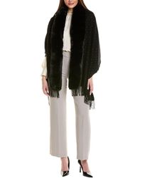 La Fiorentina - Embellished Cashmere Wrap - Lyst
