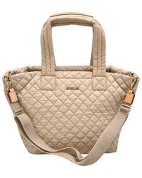 MZ Wallace - Medium Metro Nylon & Leather Tote Deluxe - Lyst