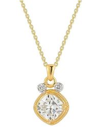 Reiss - 14K 2.56 Ct. Tw. Lab-Grown Diamond Pendant Slide Necklace - Lyst