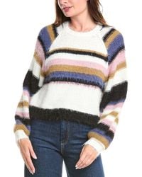 Saltwater Luxe - Fuzzy Eyelash Sweater - Lyst