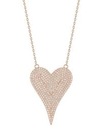 Sphera Milano - 14K Plated Cz Necklace - Lyst