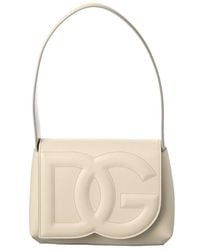 Dolce & Gabbana - Dg Logo Leather Shoulder Bag - Lyst