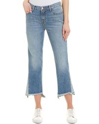 J Brand Aubrie Hydra High-rise Crop Bootcut - Blue