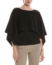 Anne Klein - Sweater Cape Top - Lyst