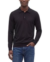 RAFFI - Jersey Polo Sweater - Lyst