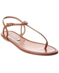 Aquazzura - Logo Leather Sandal - Lyst