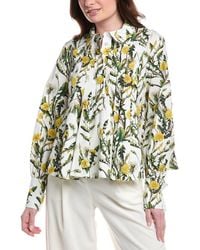 Oscar de la Renta - Dandelions Poplin Shirt - Lyst
