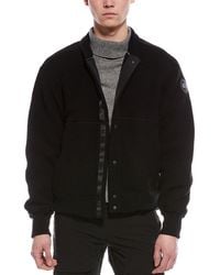 Canada Goose - Hudson Wool-Blend Fleece Bomber Jacket - Lyst