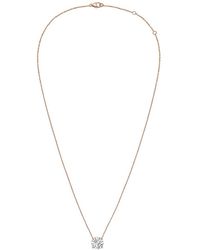 Diana M. Jewels - Diana M. 14K Rose 12.00 Ct. Tw. Lab-Grown Diamond Pendant Necklace - Lyst