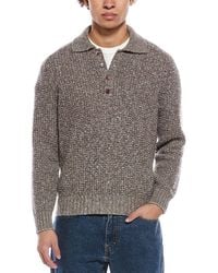 Brunello Cucinelli - Wool & Cashmere-Blend Polo Sweater - Lyst