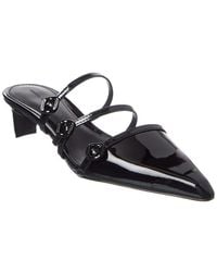 Rebecca Minkoff - Buckle Leather Mule - Lyst