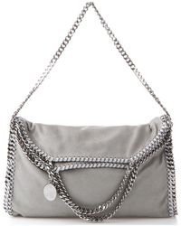 Stella McCartney Falabella Fold-over Tote - Gray