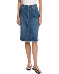 Tommy Bahama - Midi Denim Skirt - Lyst
