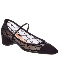 Aquazzura - Mesh & Suede 40 Pump - Lyst