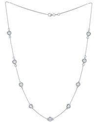 Diana M. Jewels - 14K 2.50 Ct. Tw. Diamond Station Necklace - Lyst