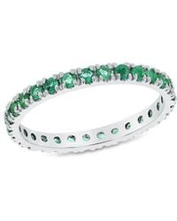 LEVARON - 14K 0.60 Ct. Tw. Emerald Stackable Ring - Lyst