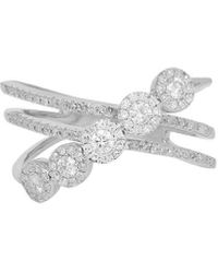 Tw Jewels Fine Jewelry 14k 1.03 Ct Womens Jewellery Rings Diana M Diamond Half-eternity Ring 