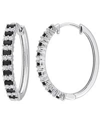 Rina Limor - 2.52 Ct. Tw. Lab-Grown Spinel, Created Sapphire Hoop Earrings - Lyst