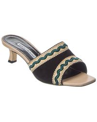 Manolo Blahnik - Marebis 50 Suede Sandal - Lyst
