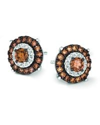 Le Vian - Chocolatier 14k Vanilla Gold 0.57 Ct. Tw. Diamond Earrings - Lyst