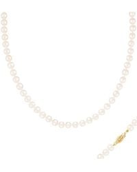 Splendid - 14k 5-6mm Pearl Necklace - Lyst