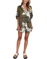 CAMILA BLANCO - 2Pc Shirt & Short Set - Lyst