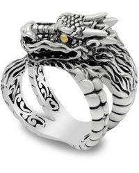 Samuel B. - 18k & Silver Dragon Ring - Lyst