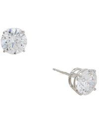 Lab Grown Diamonds - 14K 3.00 Ct. Tw. Lab-Grown Diamond Studs - Lyst