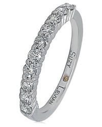 Suzy Levian - 14k 0.50 Ct. Tw. Diamond Half-eternity Ring - Lyst