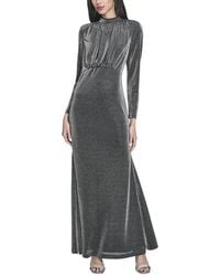 Vince Camuto - Embellished Long Sleeve Maxi Dress - Lyst