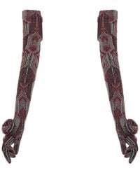 Prada - 2021 Wool Knit Long Gloves (Authentic Pre-Loved) - Lyst