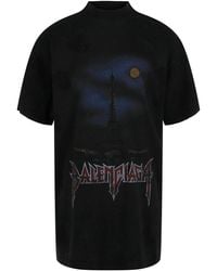 Balenciaga - Paris Moon Double Front T-Shirt - Lyst