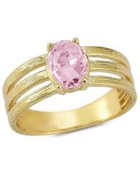 Reiss - 14k 1.11 Ct. Tw. Rose Quartz Cocktail Ring - Lyst