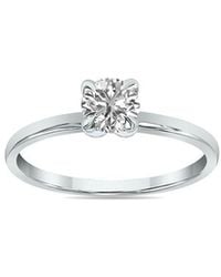 Lab Grown Diamonds - 14K 0.50 Ct. Tw. Lab-Grown Diamond Solitaire Ring - Lyst