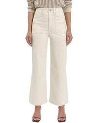 Daze Denim - Valley Girl Raw Cut Wide Ankle Leg Jean - Lyst