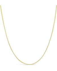 Sterling Forever - 14K Plated Snake Chain Necklace - Lyst