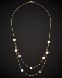 Italian Gold - 14k Disc Station Layered Necklace - Lyst