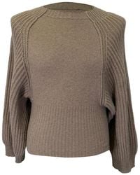 Stella McCartney - Knitted Balloon-Sleeve Sweater, Size It, (Authentic Pre- Loved) - Lyst
