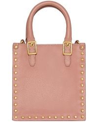 Rebecca Minkoff - Studded Mini Leather Tote - Lyst
