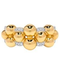 H.J. Namdar - 14K 0.09 Ct. Tw. Diamond Stackable Ring - Lyst