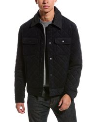 Cole Haan - Diamond Quilted Bomber Jacket - Lyst