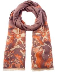 Saachi - Reverse Wildflower Scarf - Lyst